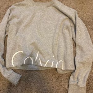 Calvin Klein cropped crew neck